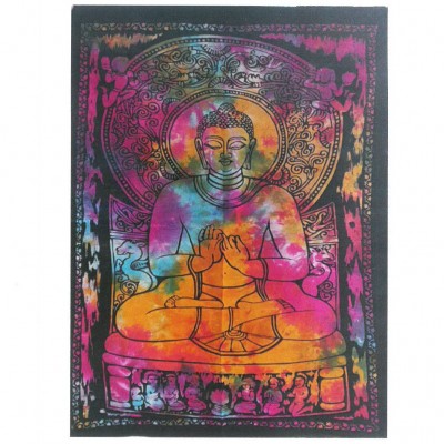 Bavlnené Nástenné Závesy - Pokojný Buddha